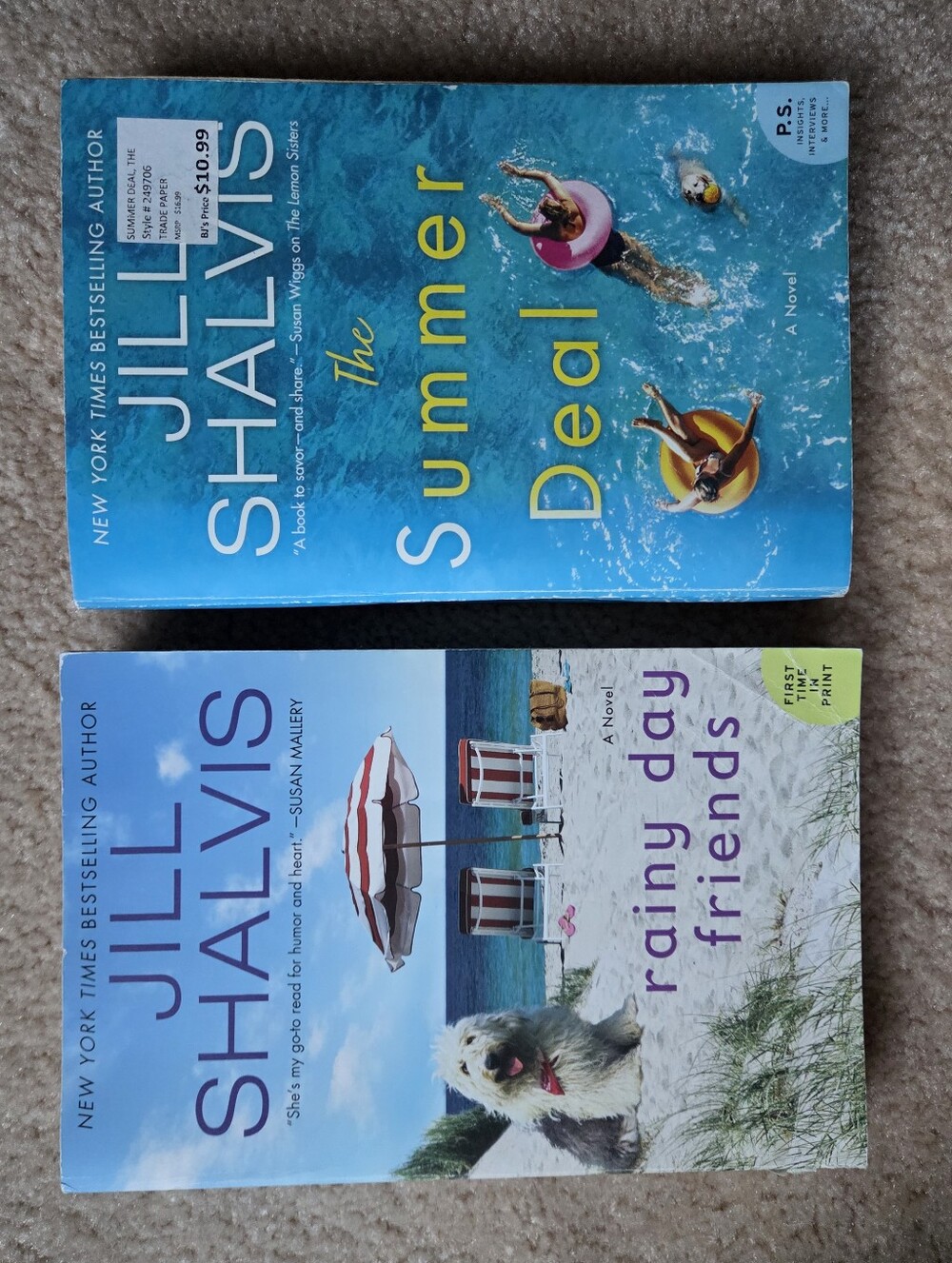 Jill Shalvis Paperback Set - The Summer Deal & Rainy Day Friends